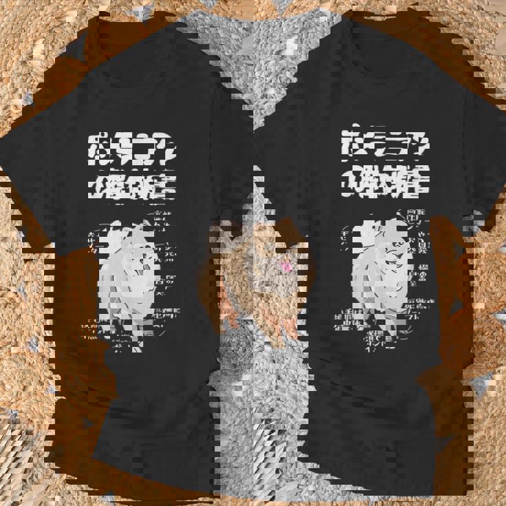 ポメラニアンの解体新書 スピッツ 犬の飼い主 ポメラニアンの飼い主 おもしろ 愛犬家 犬 ポメラニアン Tシャツ 高齢者への贈り物