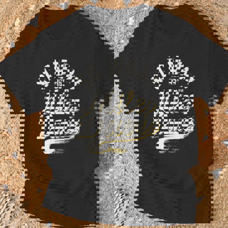 マイルス・デイヴィスo What Collegiatecript 1959 Tシャツ 高齢者への贈り物