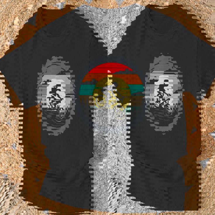 マウンテンバイク サイクリング レトロ ヴィンテージ Mtb 自転車ライダー Tシャツ 高齢者への贈り物