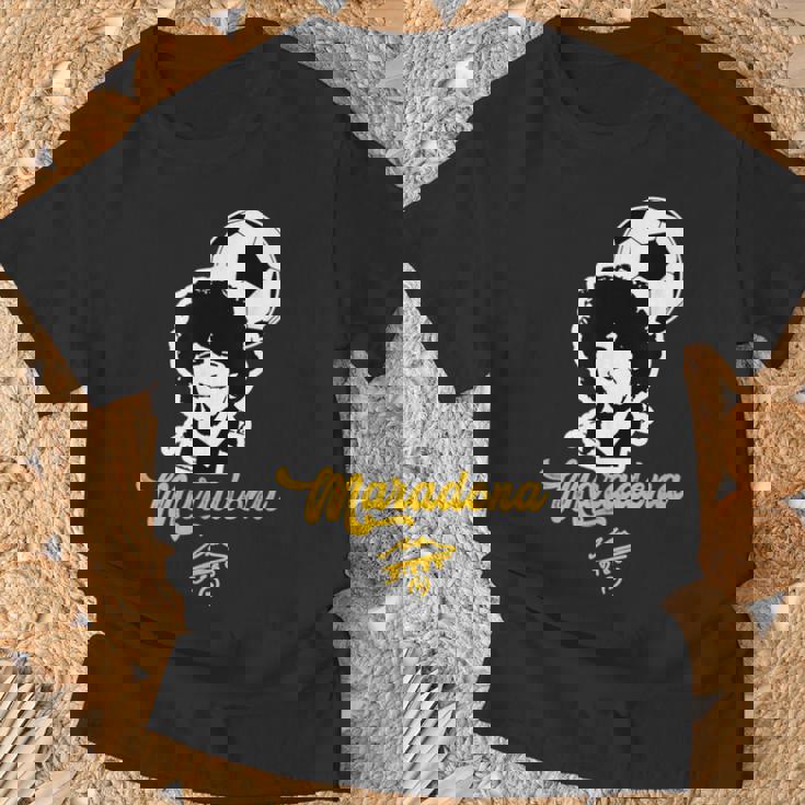 マラドーナフェイススマイル Tシャツ 高齢者への贈り物