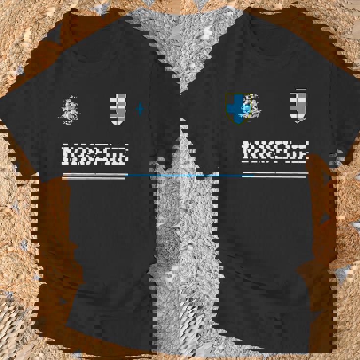 マルセイユ スポーツサッカージャージ フラッグ フットボール Tシャツ 高齢者への贈り物