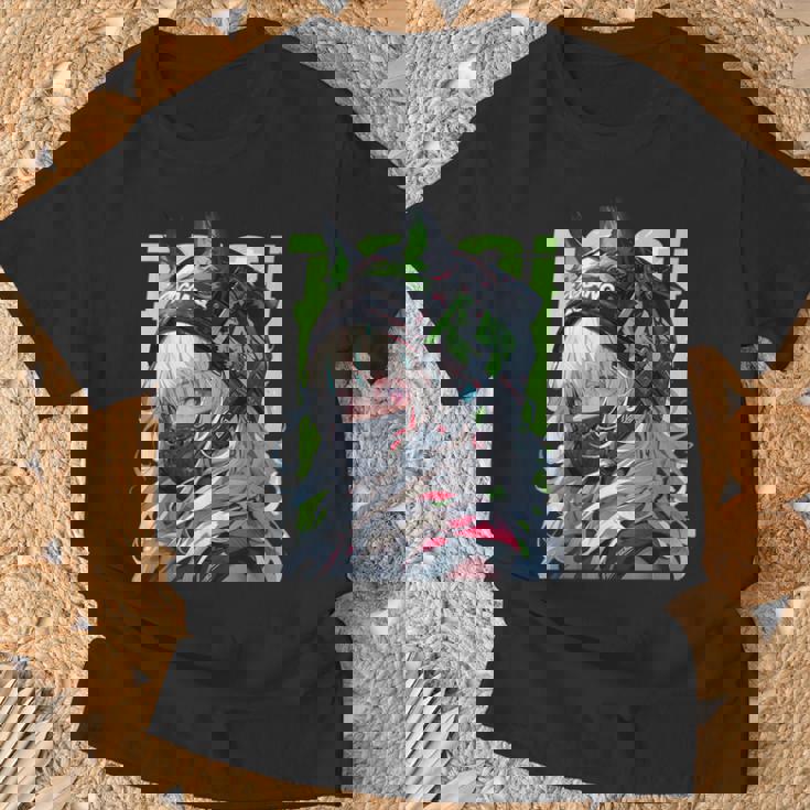 マンガ アニメ エステティック サイバーパンク テックウェア 原宿 Tシャツ 高齢者への贈り物