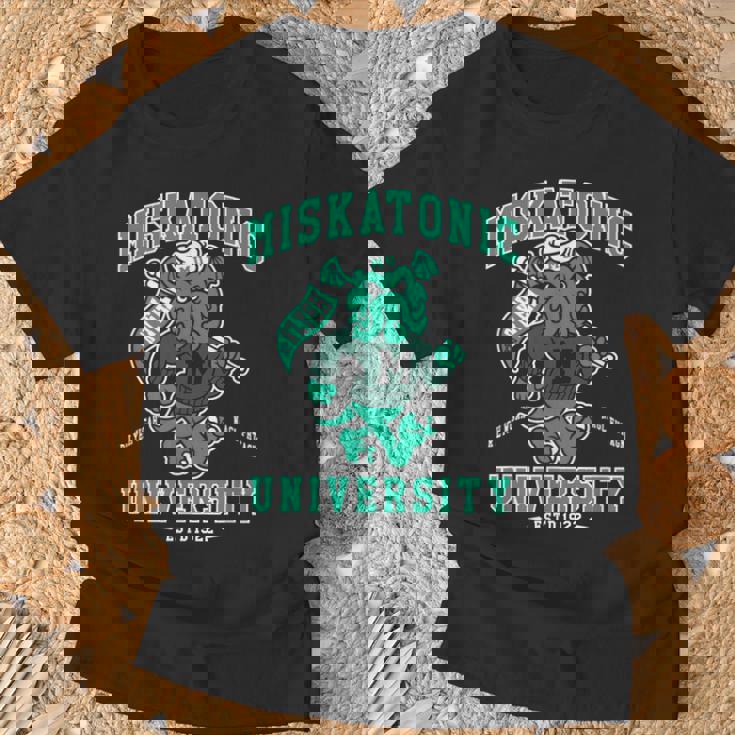 ミスカトニック大学 クトゥルフ 不気味なかわいいモンスター Tシャツ 高齢者への贈り物