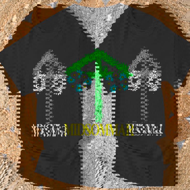 ミッドサマー メイポール ミッドソマー フェスティバル 夏 ソルスティス Tシャツ 高齢者への贈り物