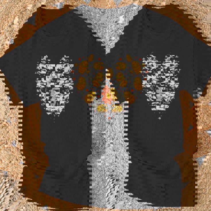 ミツバチのハートの形 ミツバチ Tシャツ 高齢者への贈り物