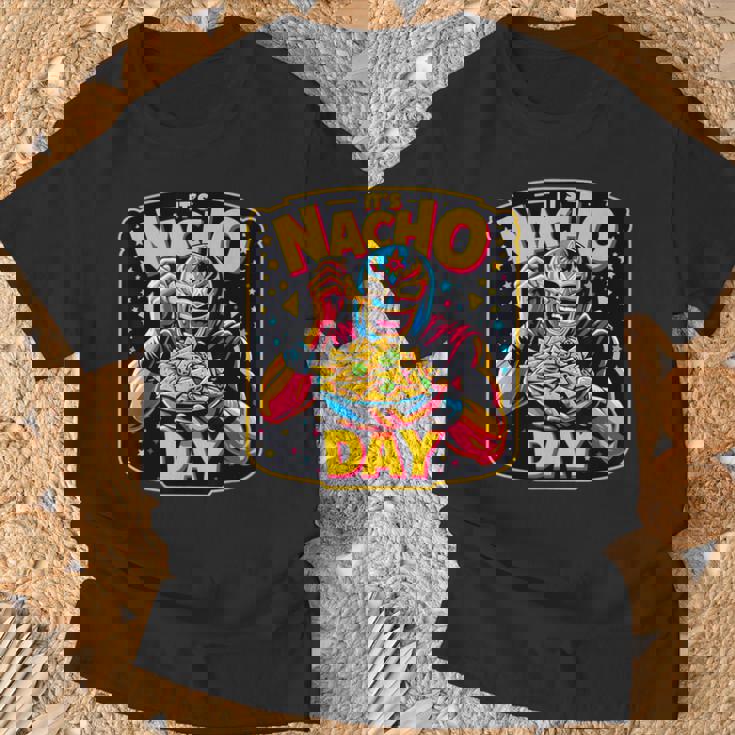 メキシコレスリング レスラー ルチャ・リブレ・ナチョ メキシコファイター Tシャツ 高齢者への贈り物