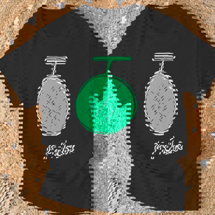 メロン Melon 『フルーツ ポップ』果物 シンプル ゆるい かわいい 落書き イラスト Tシャツ 高齢者への贈り物