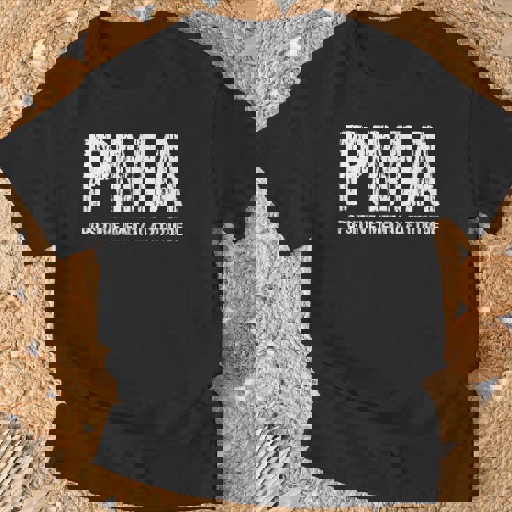 モチベーションを高めるpmaポジティブメンタルアティチュードにインスパイアされたtシャツ Tシャツ 高齢者への贈り物