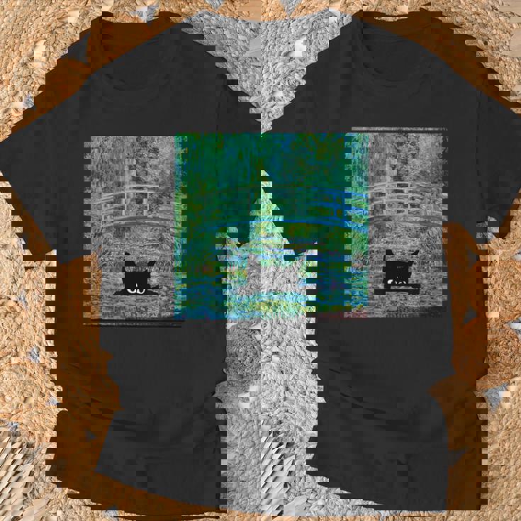 モネの睡蓮の池 Tシャツ 高齢者への贈り物