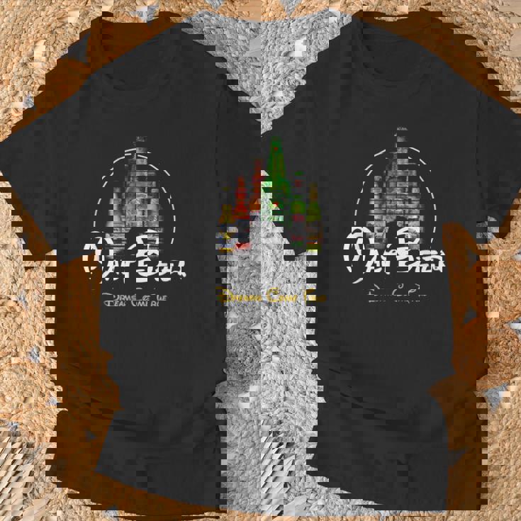 モルトビール、 Malt Beer Dreams Come True 面白いビールパロディー Tシャツ 高齢者への贈り物