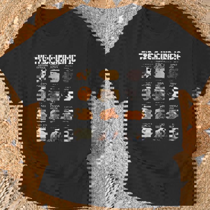 モルモットの種類 ふわふわポテト愛好家 キッズ ペット モルモット。 Tシャツ 高齢者への贈り物