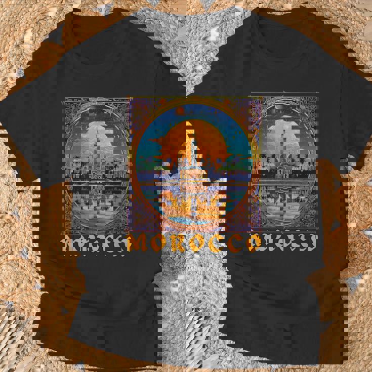 モロッコtシャツ-お土産 Tシャツ 高齢者への贈り物