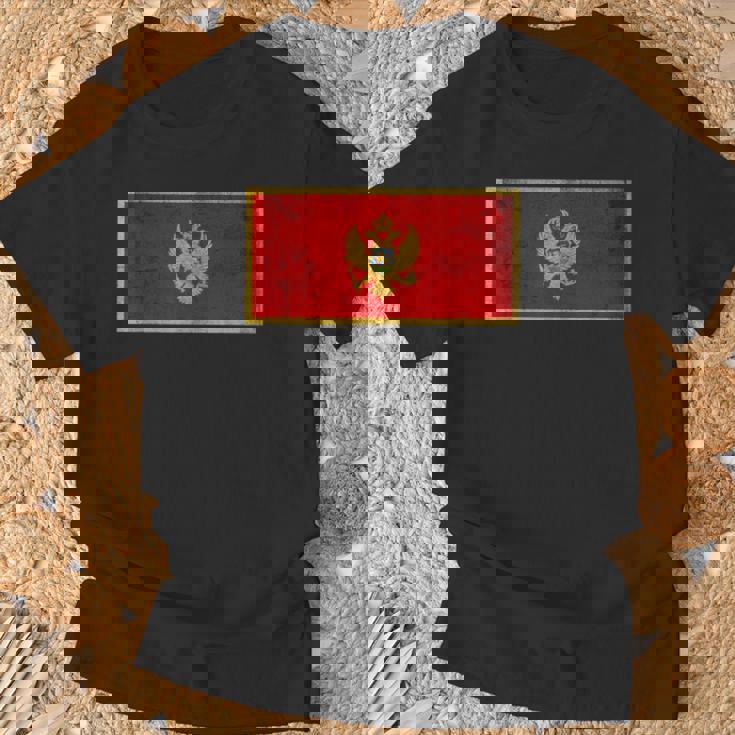 モンテネグロ国旗グラフィック メンズ レディース キッズ Tシャツ 高齢者への贈り物