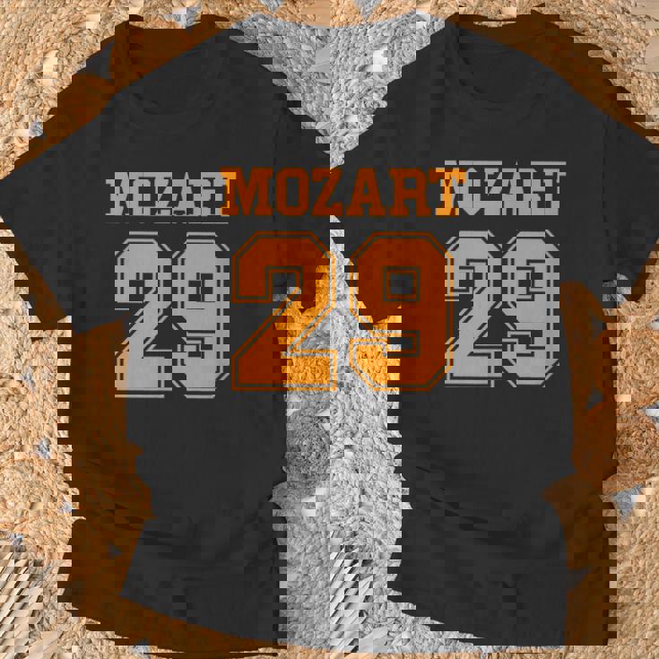 モーツァルト29交響曲面白いスポーツ Mozart 29 Tシャツ 高齢者への贈り物