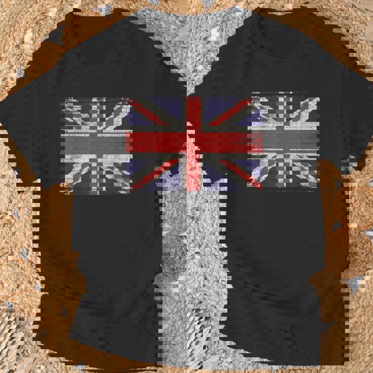 ユニオンジャック ヴィンテージ 英国国旗 ブリティッシュレトロフラッグ Tシャツ 高齢者への贈り物