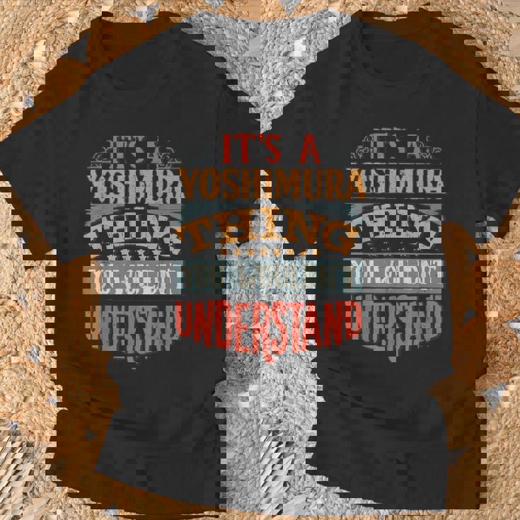 ヨシムラ 名前 Tシャツ 高齢者への贈り物