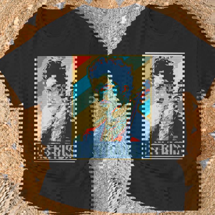 ヨハン・シュトラウス ポスター ミュージシャン 作曲家 Tシャツ 高齢者への贈り物