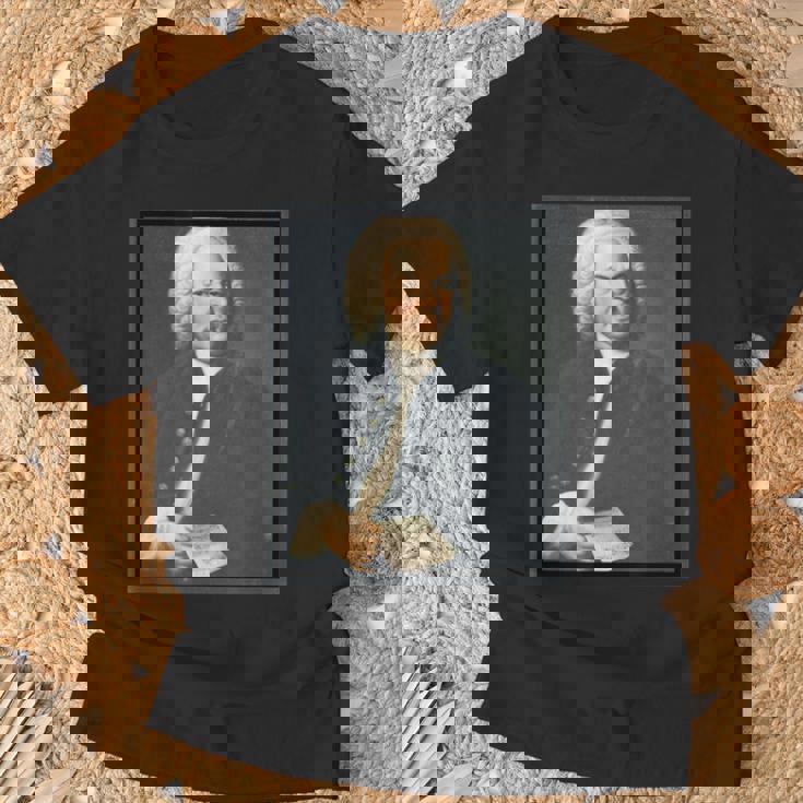 ヨハン・セバスチャン・バッハの絵画の肖像画1748 Tシャツ 高齢者への贈り物