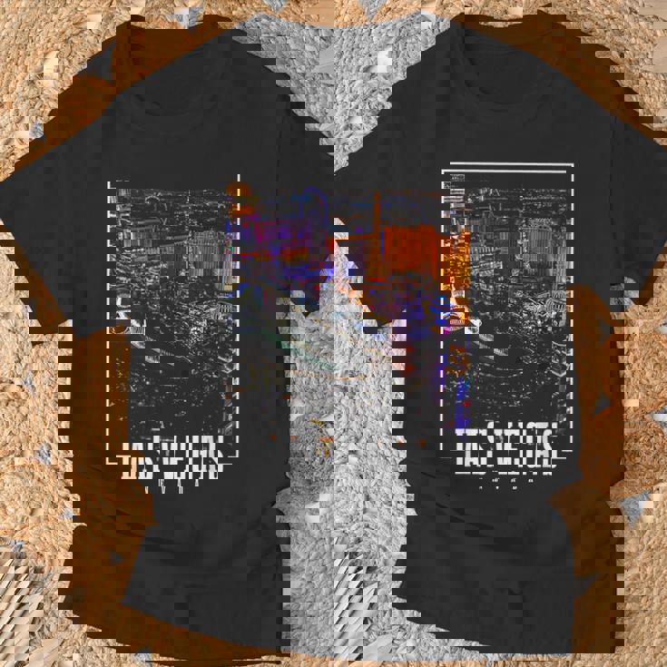 ラスベガス 夜のネバダスカイライン お土産 ラスベガス Tシャツ 高齢者への贈り物