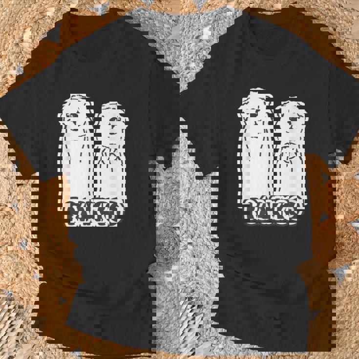 ラッコ《ともだち・かい と かお》2匹 シンプル イラスト【どうぶつフレンズ】動物 ゆるくて かわいい キャラクター Tシャツ 高齢者への贈り物