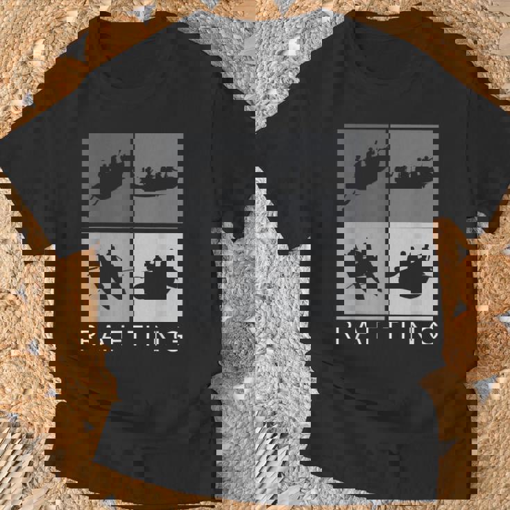 ラフティング シルエット 川 ラフト アウトドア ラフティング スポーツ Tシャツ 高齢者への贈り物