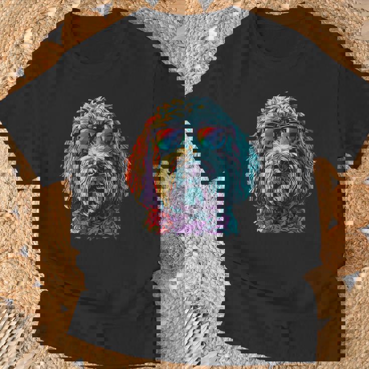 ラブラドゥードル・ドゥードル・ママ 犬 犬のママ 毛皮の友達 Tシャツ 高齢者への贈り物