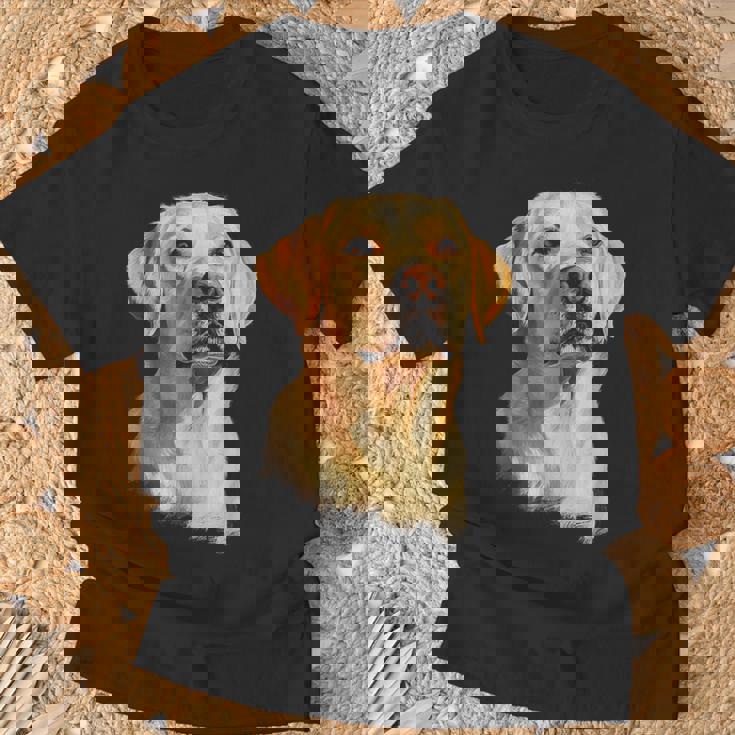 ラブラドールレトリバー 犬 モチーフ ペット ラブラドールレトリバー Tシャツ 高齢者への贈り物