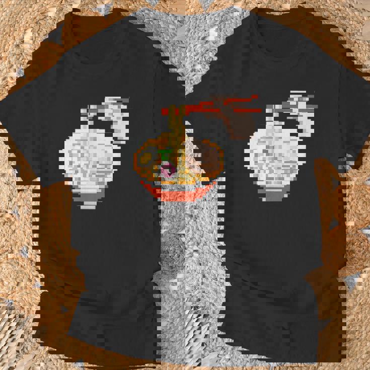 ラーメン ドット絵 Tシャツ 高齢者への贈り物