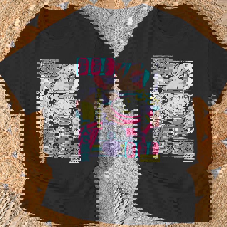 ラーメン屋日本のアニメ・マンガ・コミックパネルaporwave Tシャツ 高齢者への贈り物