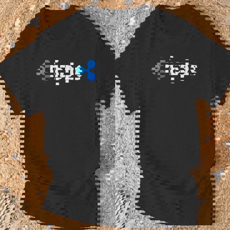 リップルロゴ クリプトxrpコイン 暗号通貨 Tシャツ 高齢者への贈り物