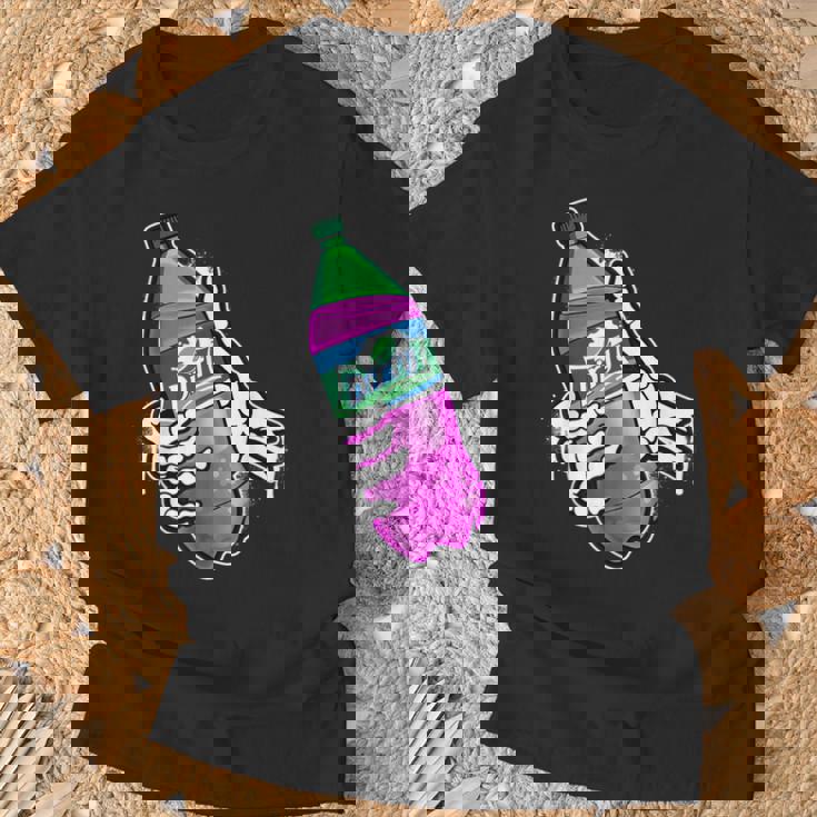 リーンシャツ、パープルドランク、ダーティーダブルカップ、リーンラインスモーク Tシャツ 高齢者への贈り物