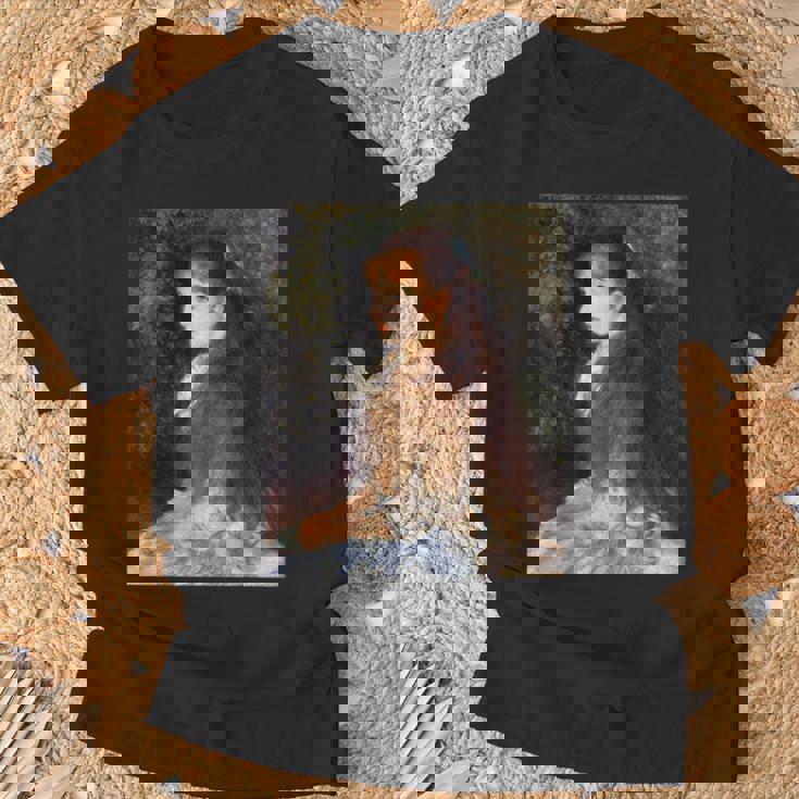 ルノワール／可愛いイレーヌ【世界の名画】（高精細画質）Renoir 美術館アート Tシャツ 高齢者への贈り物