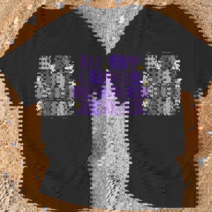 ループス・アウェアネス Lupus Warrior Era Wear Purple Ribbon Groovy Tシャツ 高齢者への贈り物