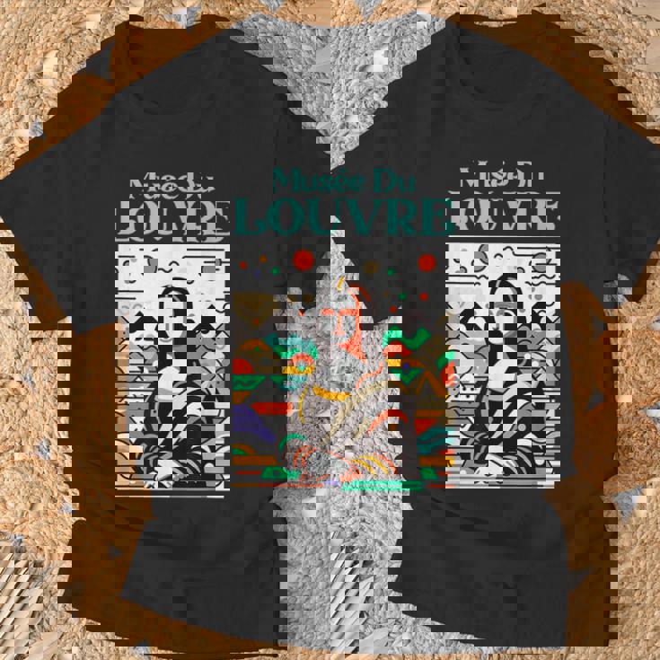 ルーヴル美術館 アールデコ モナリザ Tシャツ 高齢者への贈り物