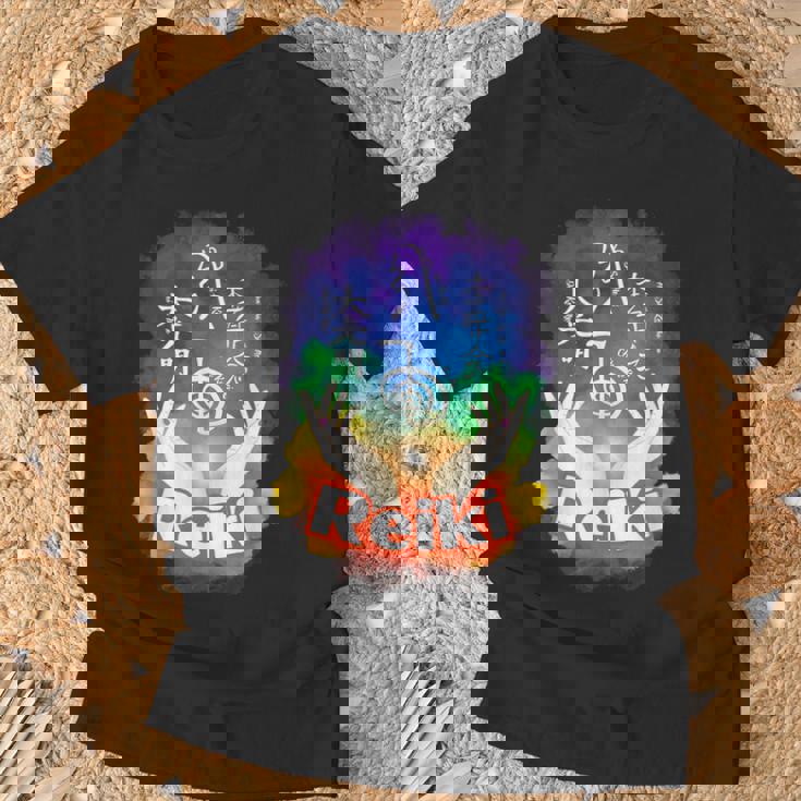 レイキのシンボル Tシャツ 高齢者への贈り物