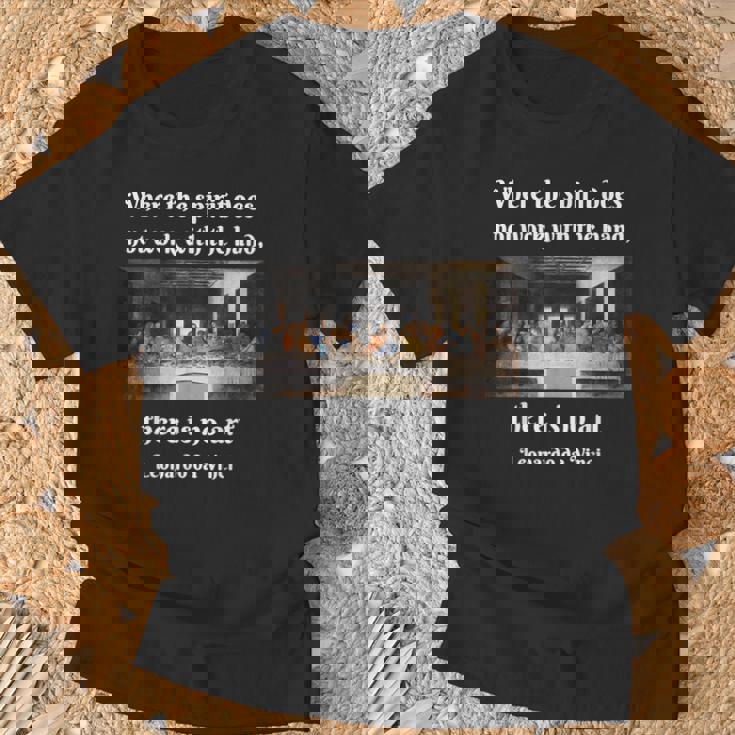 レオナルド・ダ・ヴィンチ 最後の晩餐 絵画 名画 天才美術 Tシャツ 高齢者への贈り物