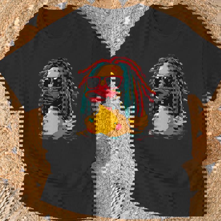 レゲエ ラバー アヒル ゴム アヒルの子 ジャマイカ ジャマイカ ルーツ Tシャツ 高齢者への贈り物