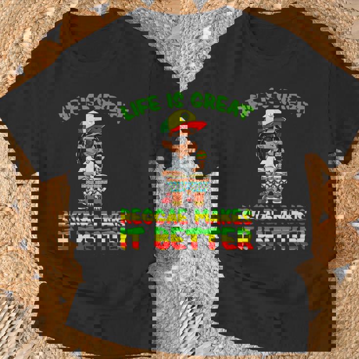 レゲエジャマイカ音楽 ラスタラスタファリレゲエ Tシャツ 高齢者への贈り物