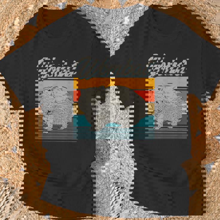 レトロ アウトバック オージー 動物園 キーパー オーストラリア ウォンバット Tシャツ 高齢者への贈り物