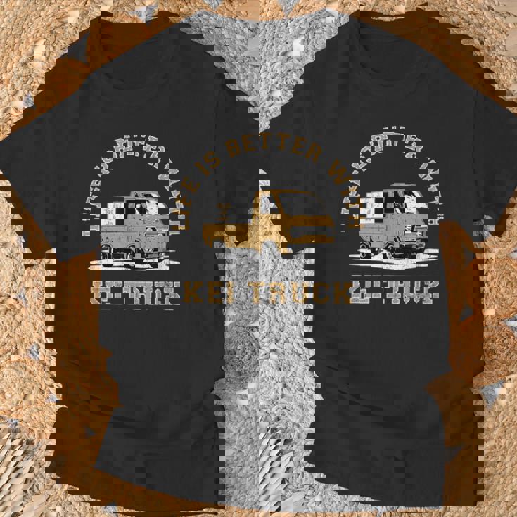 レトロ クラシック 軽トラック ピックアップトラック ヴィンテージデザイン Tシャツ 高齢者への贈り物