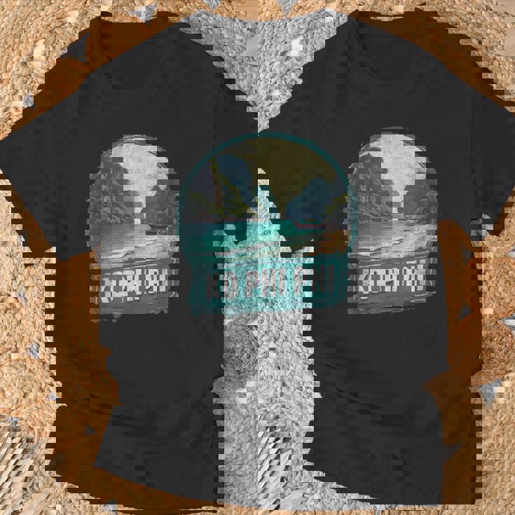 レトロ コ ピピ 風景 ヴィンテージ お土産 Tシャツ 高齢者への贈り物