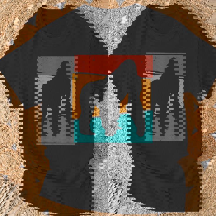 レトロ ゴリラ I エステティック ゴリラ I モンキー I ゴリラ Tシャツ 高齢者への贈り物