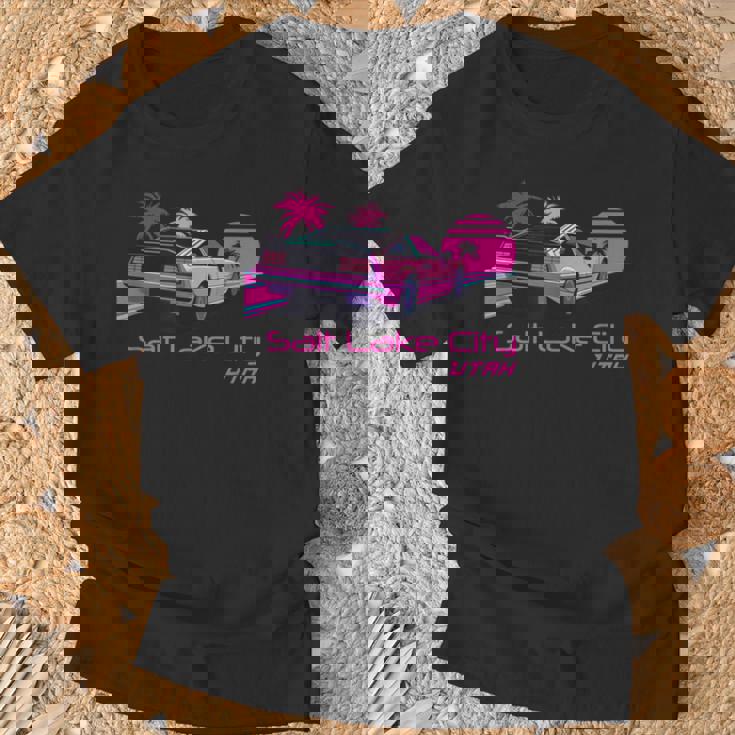 レトロ ソルトレイクシティ ユタ Tシャツ 高齢者への贈り物