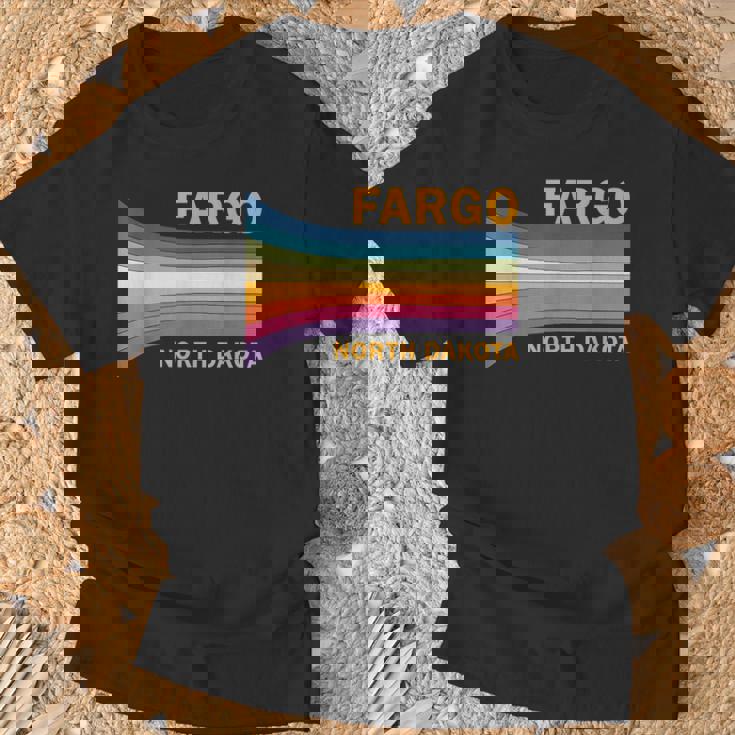 レトロ ヴィンテージ 70年代ファーゴ ノースダコタ Tシャツ 高齢者への贈り物