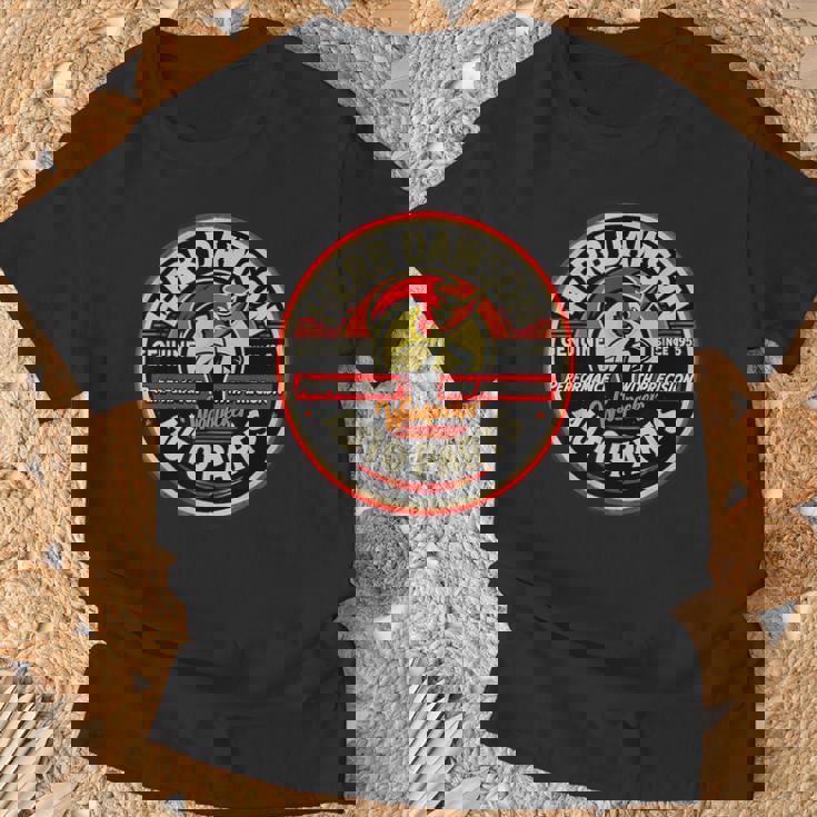 レトロ ヴィンテージ ハーブ ドーソン クレイ スミス カム スタイル ガソリンスタンド Tシャツ 高齢者への贈り物