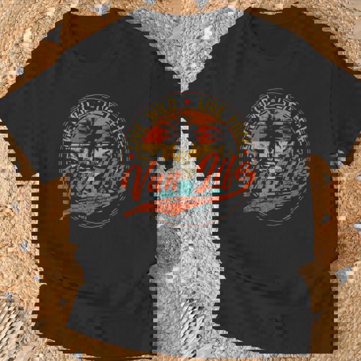 レトロ ヴィンテージ バン ライフ Tシャツ 高齢者への贈り物