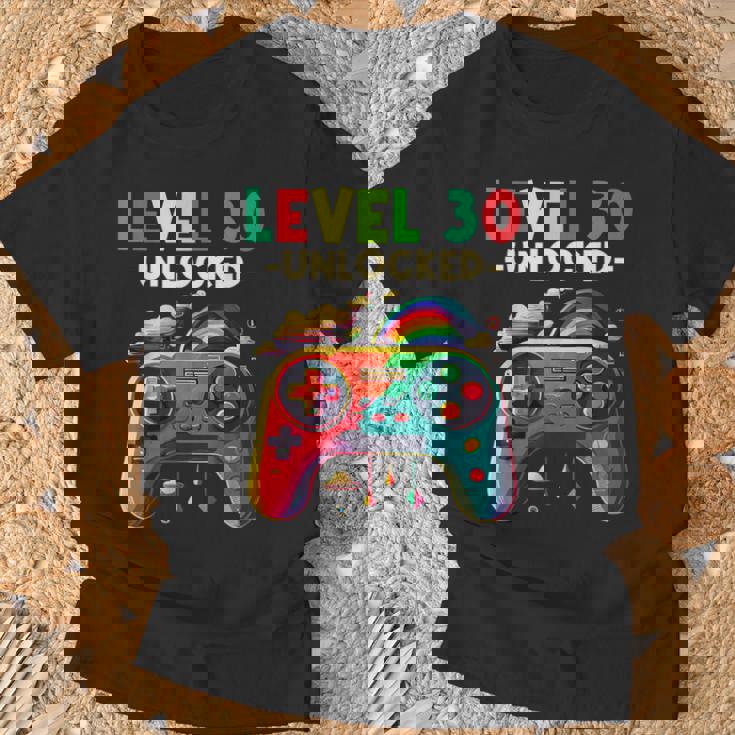 レベル 30歳 男性 女性 ゲーミング 30代 30歳 誕生日 Tシャツ 高齢者への贈り物