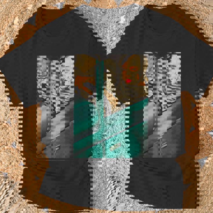 レンピカセルフポートレートの絵画autoportrait タマラ・ド・レンピッカ Tシャツ 高齢者への贈り物