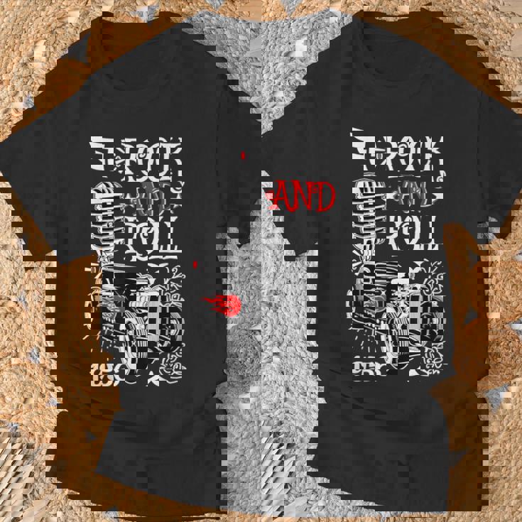 ロカビリー ヴィンテージ 50年代 Music Doo Wop レトロ ロックンロール Tシャツ 高齢者への贈り物