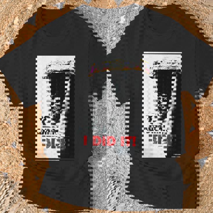 ロッキーよエイドリアン、やった Tシャツ 高齢者への贈り物